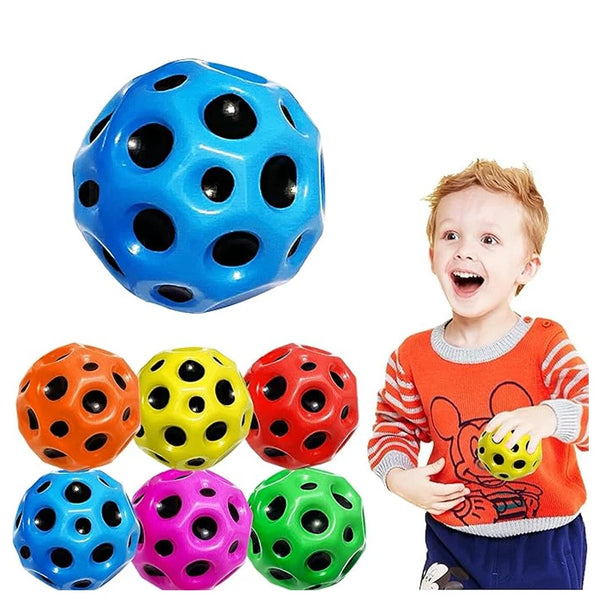 Balle à gravité pour enfants, jeux d'intérieur et d'extérieur, jouets de Sport, balle à rebond en caoutchouc Anti-gravité, Anti-Stress, 66mm, balle à rebond extrême