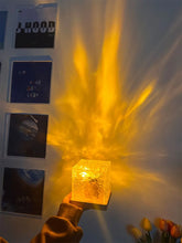 The Aurora Flame Crystal Lamp